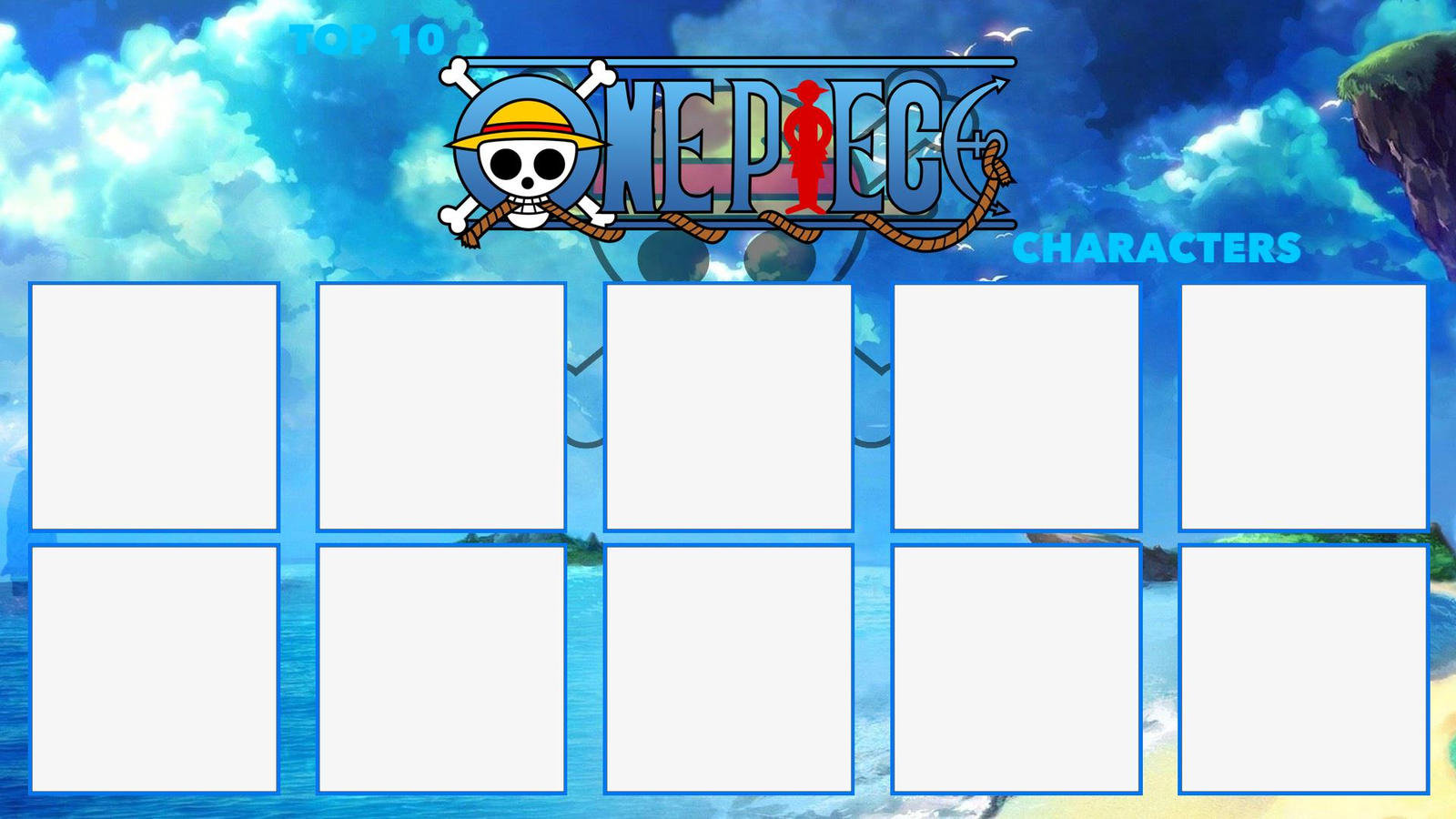 One Piece Stream Overlay Top 10 One Piece Characters Meme by edogg8181804 on DeviantArt