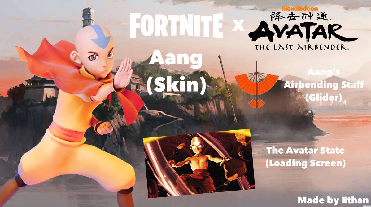 Fortnite x Avatar The Last Airbender (Aang) by edogg8181804 on DeviantArt