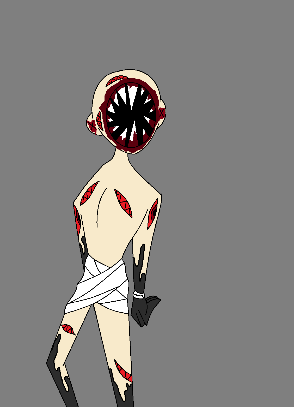 scp 076 getting shot, practicing drawing gore : r/SCP