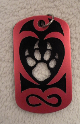 Love the Critters dog tag