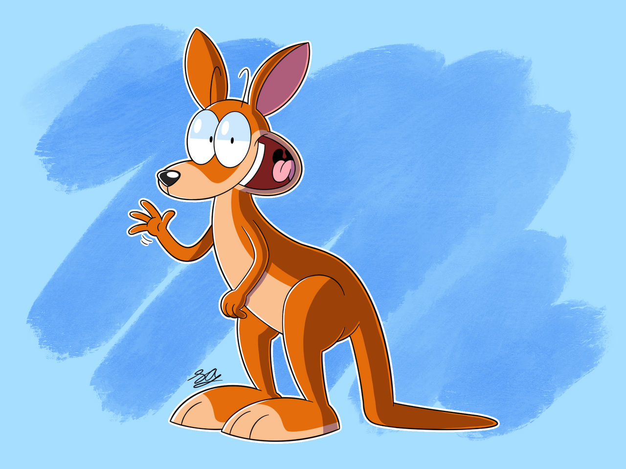 (AT) Hoppey the Kangaroo by Fancatstic on DeviantArt