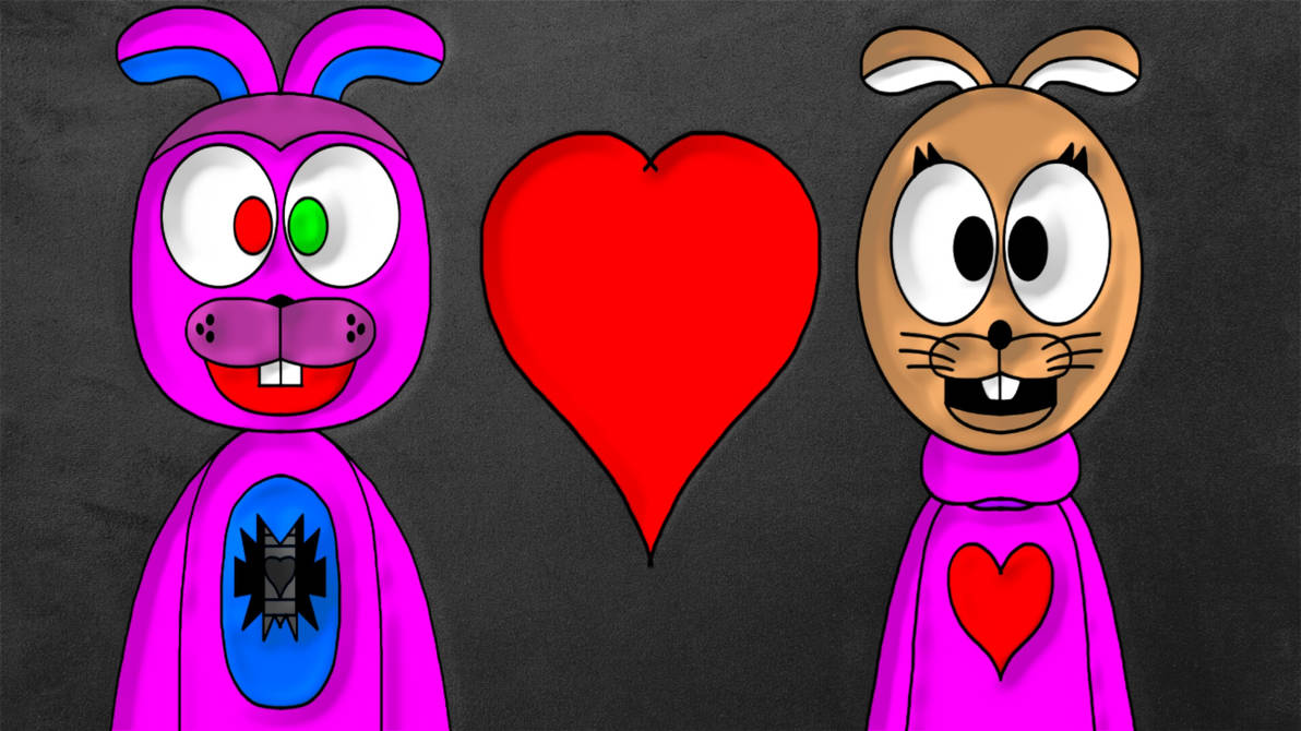 Withered Lucky Bunny X Randy Rabbit by MylesGambleStudios on DeviantArt