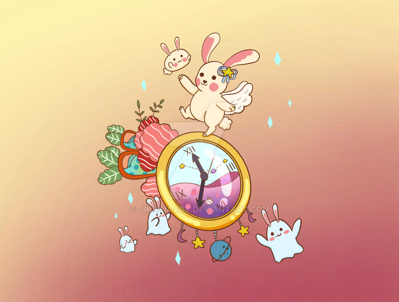 dtiys time rabbit by jikainaart on DeviantArt