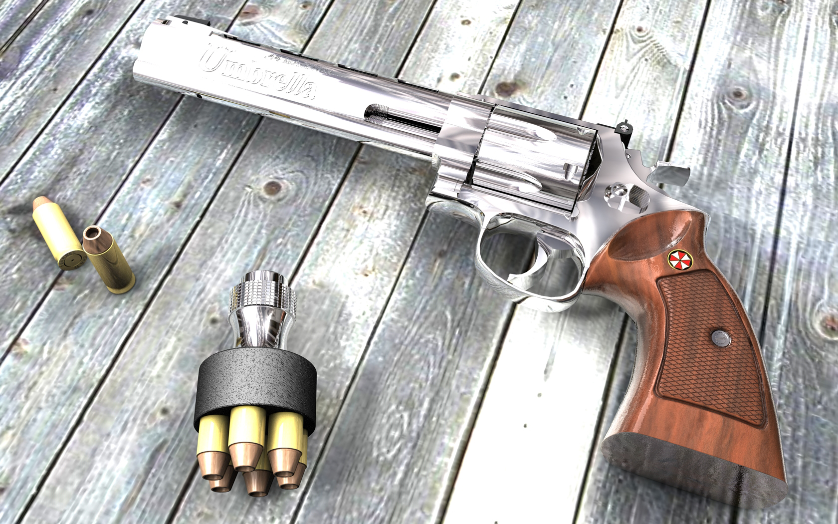 Umbrella .44 Magnum Revolver by Dracu-Teufel666 on DeviantArt
