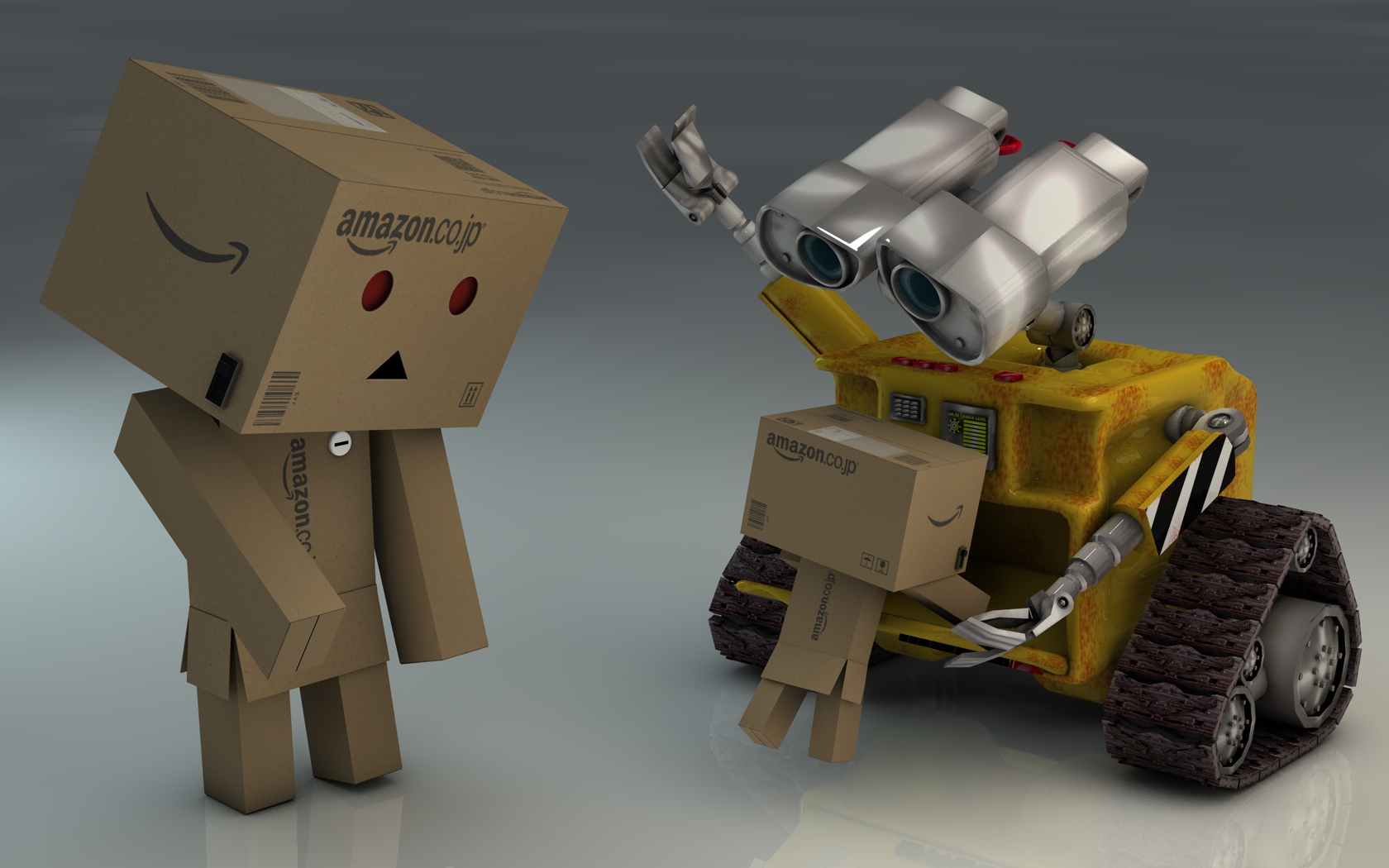 Danbo and Wall-E