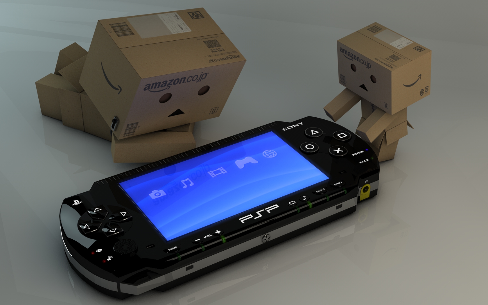 Danbo with PSP