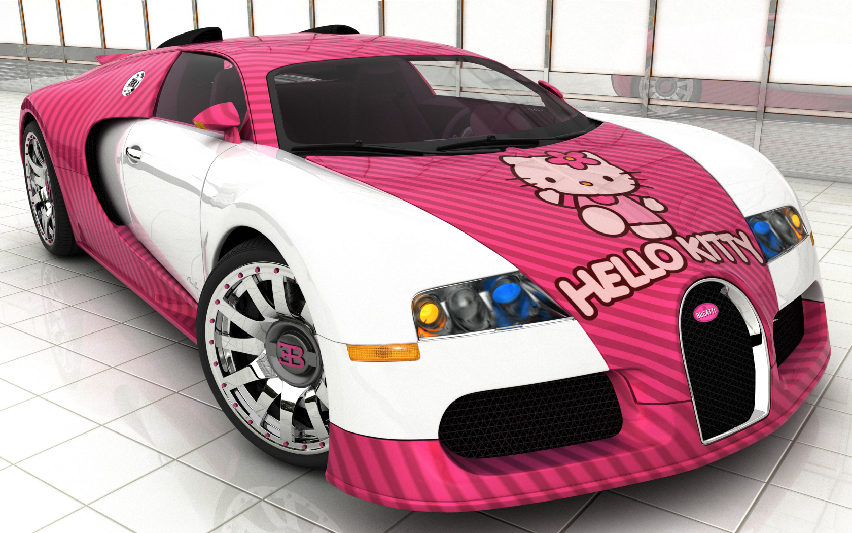 Bugatti Veyron - Hello Kitty