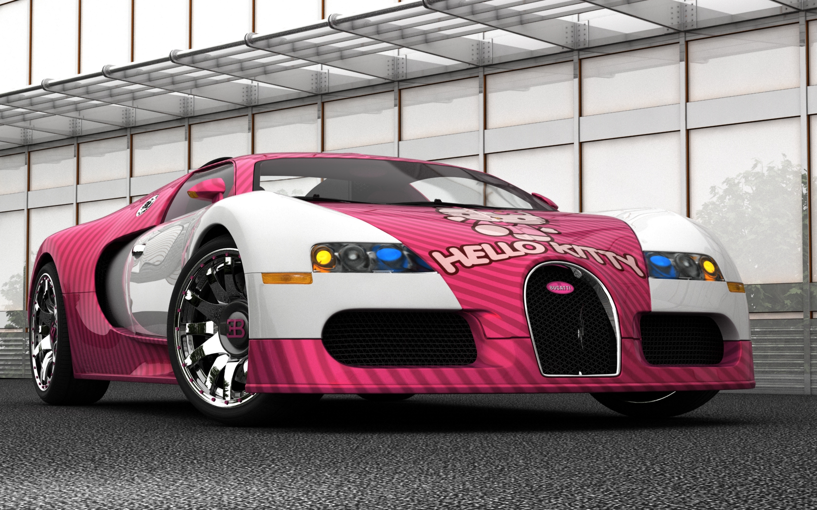 Bugatti Veyron - Hello Kitty