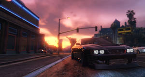 Chaser in the streets of los Santos