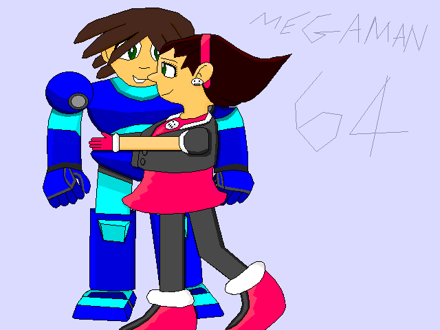 Miss Tron And Megaman Together