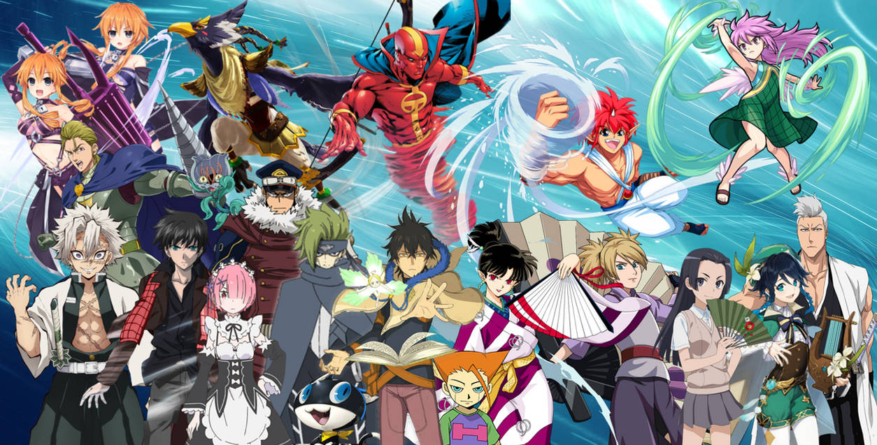 Anime Cartoon Comic characters Wind users by RikoHitsuya on DeviantArt