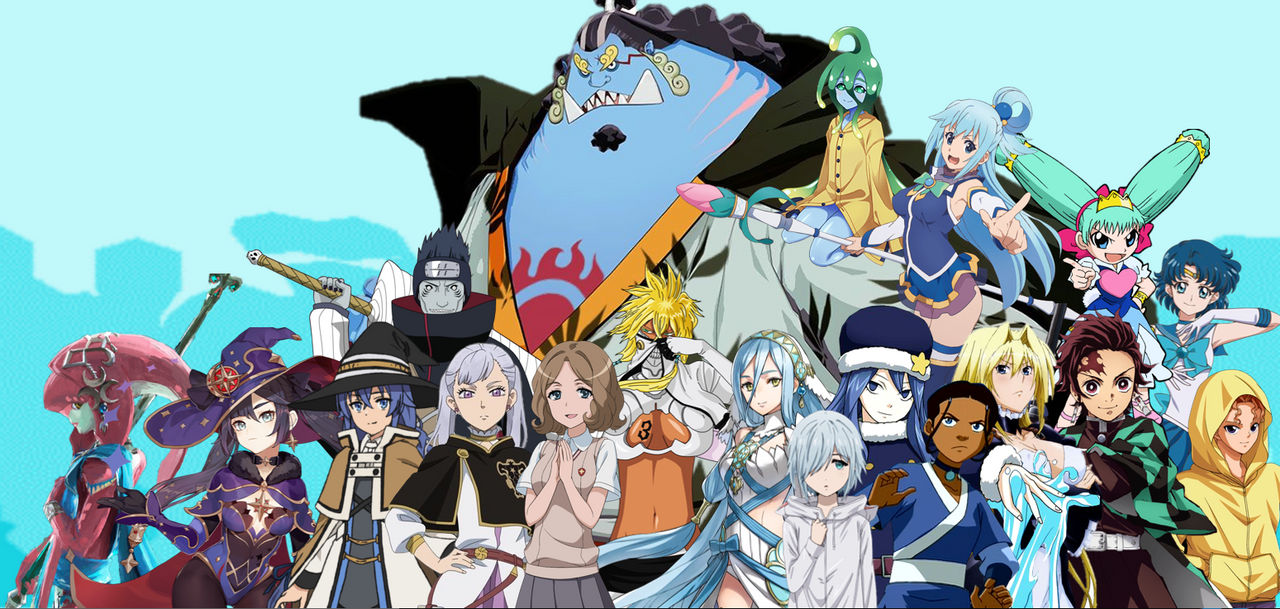 Anime Cartoon Comic characters Water users by RikoHitsuya on DeviantArt
