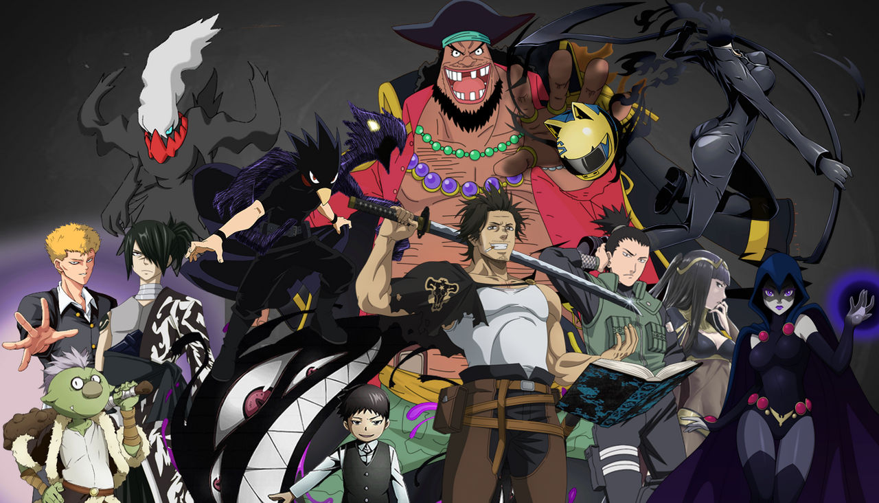 Anime Cartoon Comic characters Dark/Shadow users by RikoHitsuya on  DeviantArt