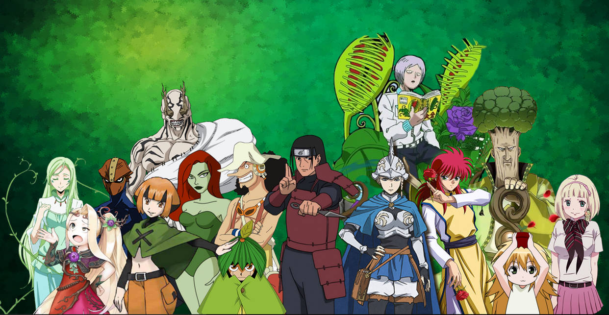 Anime Cartoon characters Plant users by RikoHitsuya on DeviantArt