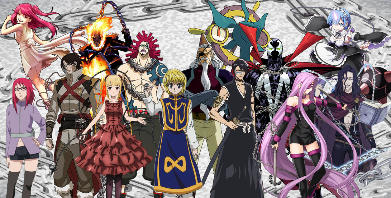 Character Change Chain Anime Cartoon characters Chain users by RikoHitsuya on DeviantArt