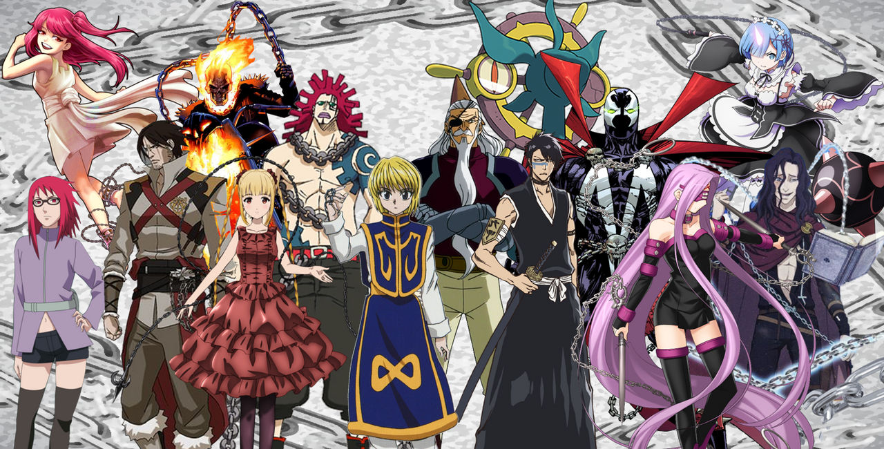 Anime Cartoon characters Chain users by RikoHitsuya on DeviantArt