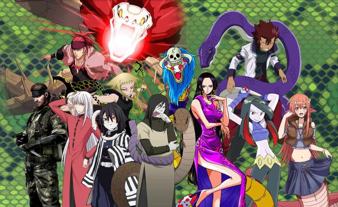 Snake Rapper Anime Anime Cartoon characters Snake users by RikoHitsuya on DeviantArt
