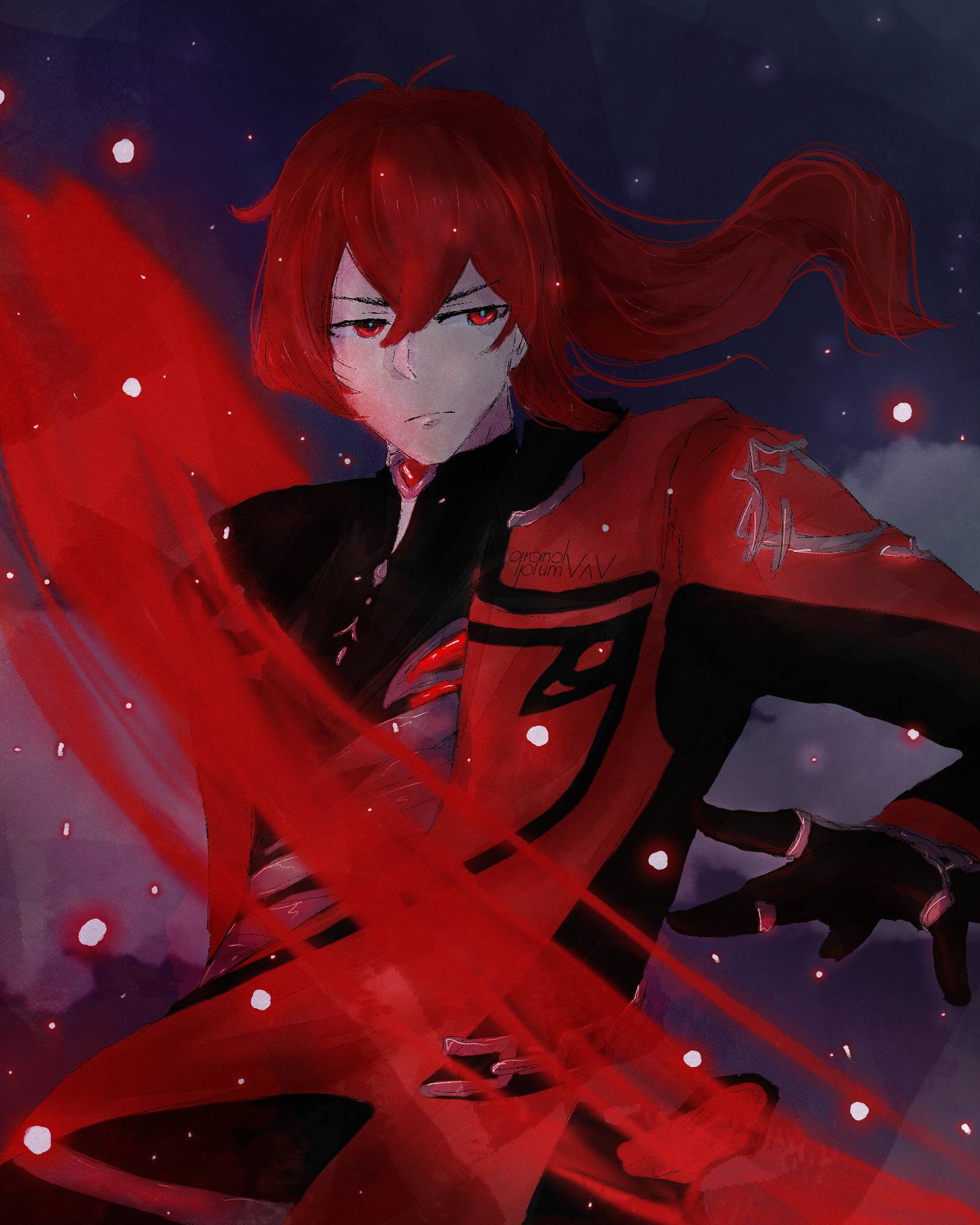 Diluc fanart by grandplum on DeviantArt