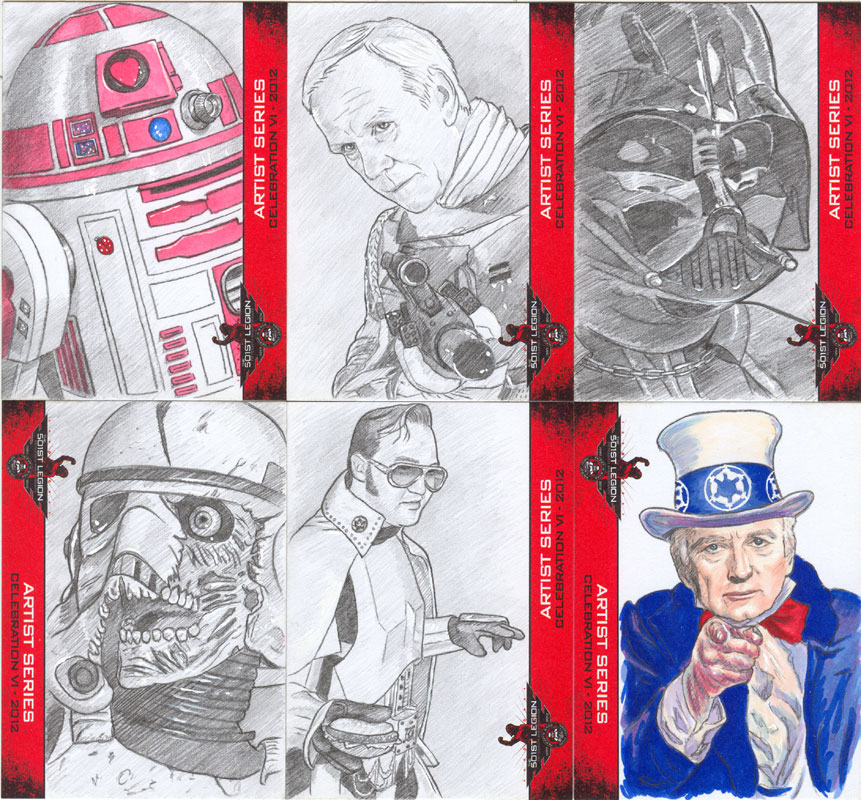 501st Legion Sketch Cards