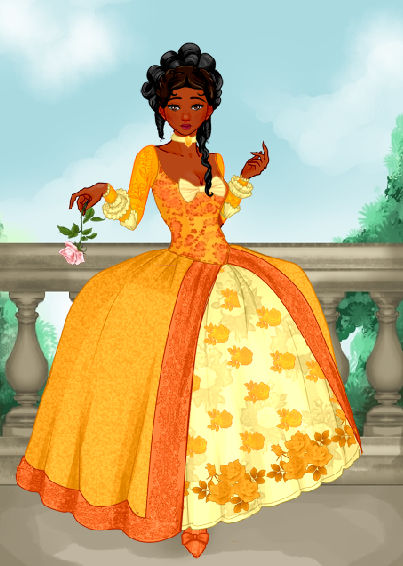 Rococo Princess Orange Blossom by Misty-Periwinkle on DeviantArt