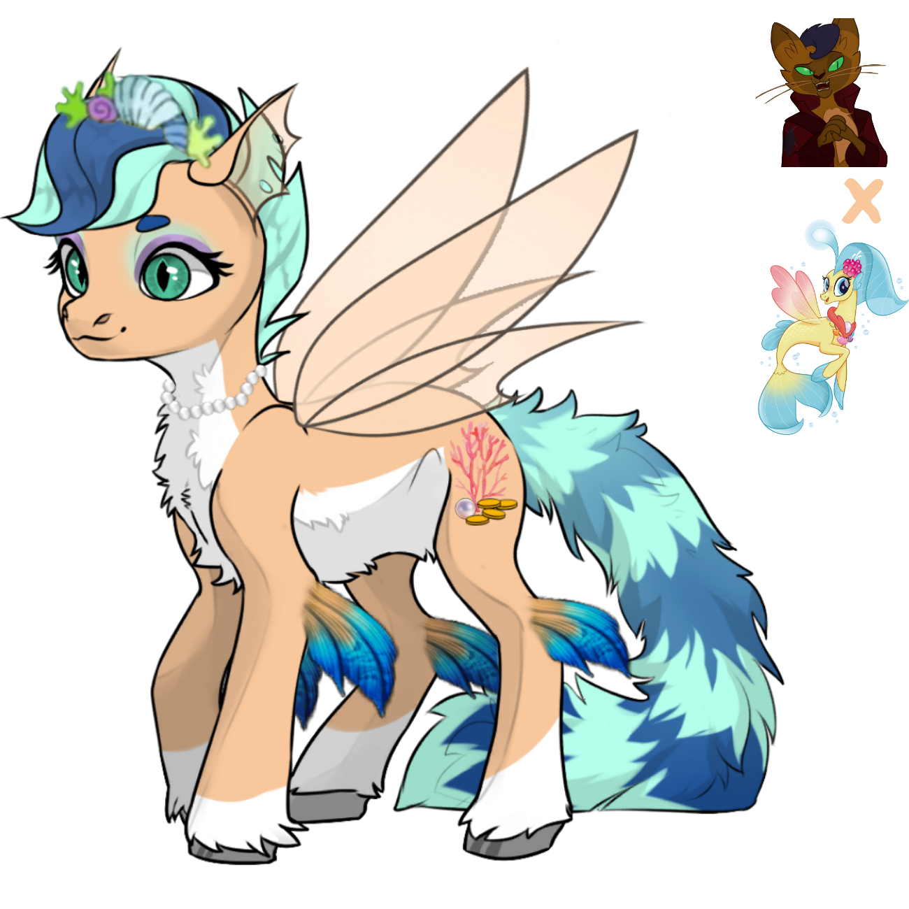 Deviantart Mlp Capper MLP Grid 2 Result - C7 - Capper x Princess Skystar by Misty-Periwinkle ...