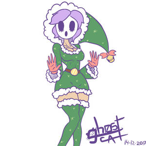 Shy gal Xmas