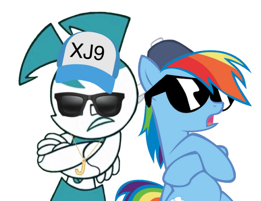 Jenny Wakeman and Rainbow Dash as Rappers by Collegeman1998 on DeviantArt