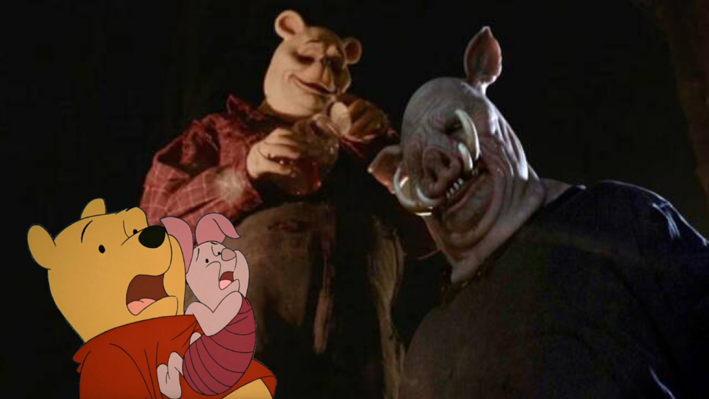 Pooh Rabbit Scared Pooh and Piglet are Afraid of Themselves as Horror by Collegeman1998 on ...