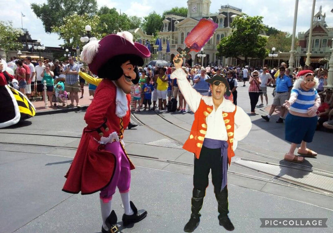 Captain Feathersword meets Captain Hook by Collegeman1998 on