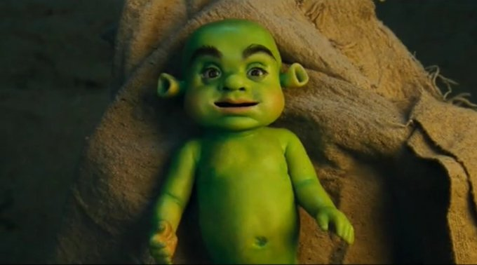 shrek baby by Rylee