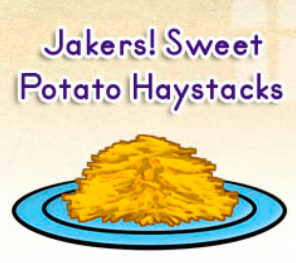 Hatstack Potato Jakers' Sweet Potato Haystacks by Collegeman1998 on DeviantArt