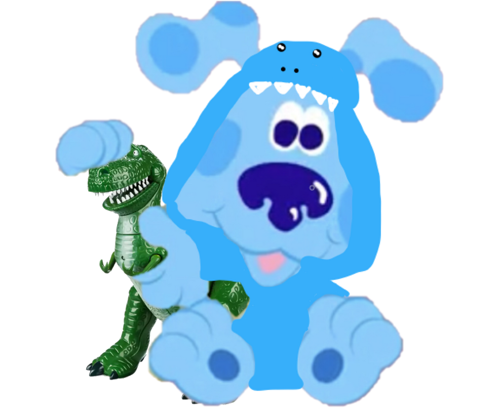 Blue Fire Rex Baby Blue Rex with Rex Toy by Collegeman1998 on DeviantArt