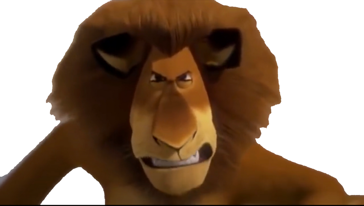 Alex the Lion Angry PNG by Collegeman1998 on DeviantArt