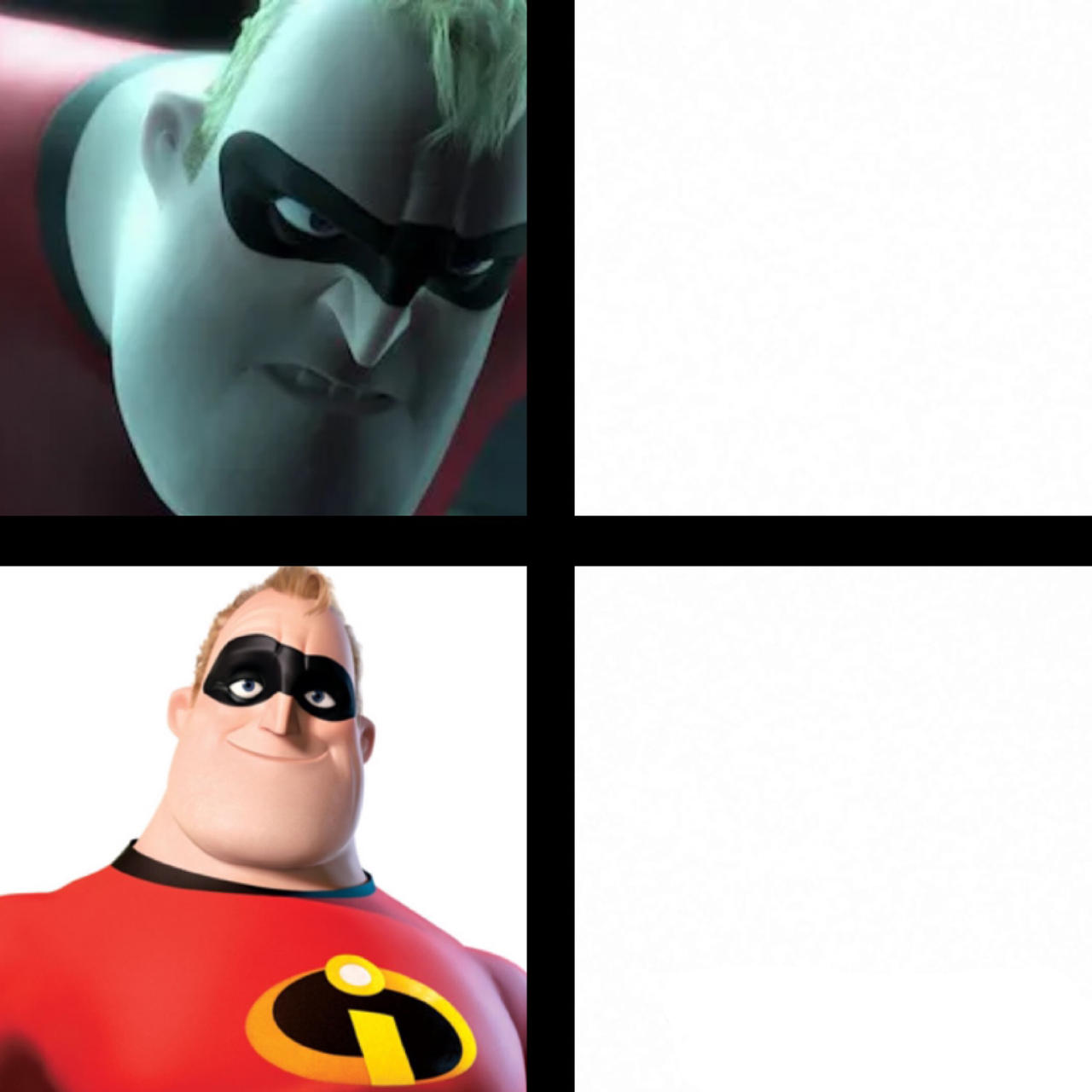 Mr. Incredible Prefers BLANK over BLANK by Collegeman1998 on DeviantArt