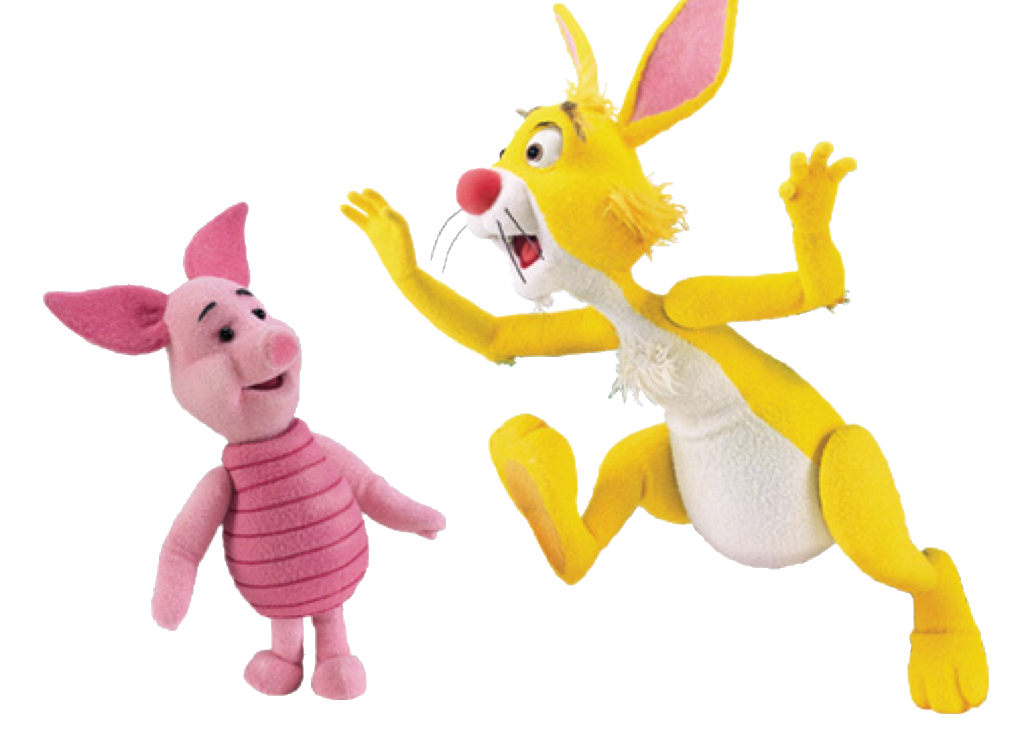 Piglet and Rabbit (the Book of Pooh) PNG by Collegeman1998 on DeviantArt