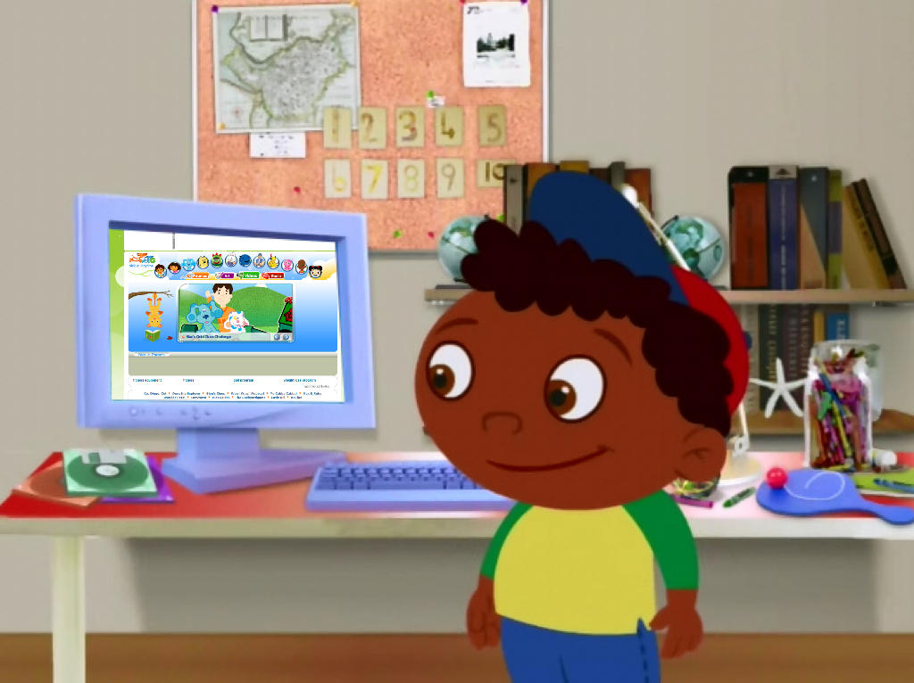 Nick Jr. Computer Flickr Library Quincy looking at Nick Jr Website on computer by Collegeman1998 on ...