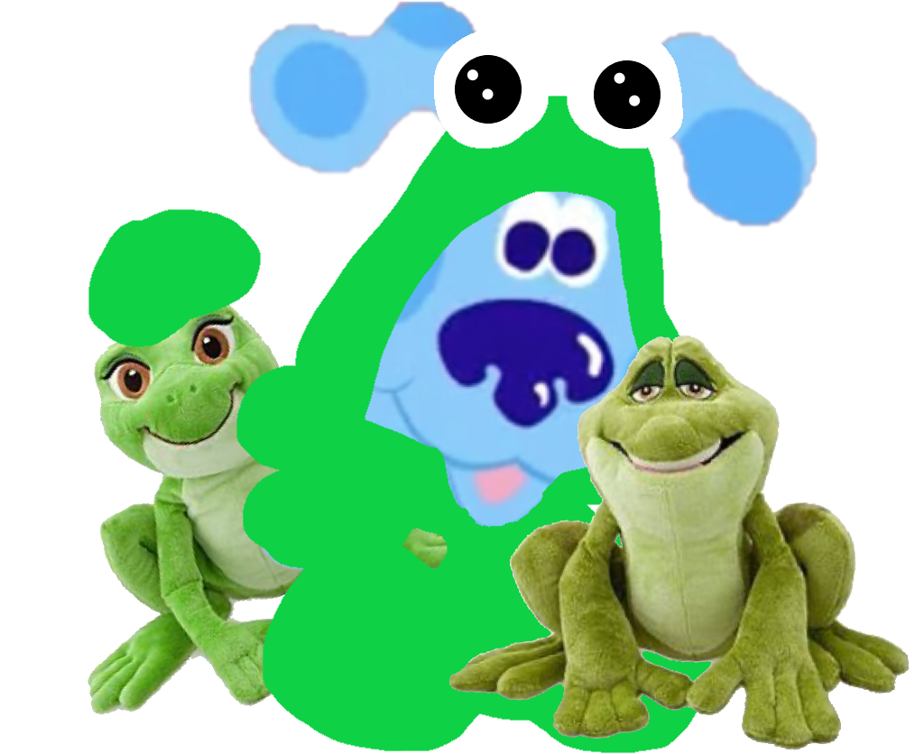 Baby Frog Blue with Tiana and Naveen Frog Plushies by Collegeman1998 on  DeviantArt