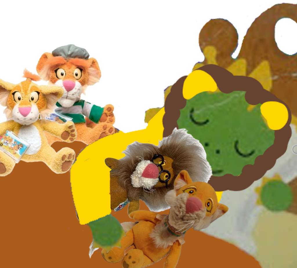 Between the lions plush sales