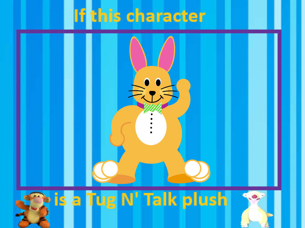 Talking Rabbit Deviantart If Bach the Rabbit is a Tug N' Talk plush by Collegeman1998 on DeviantArt