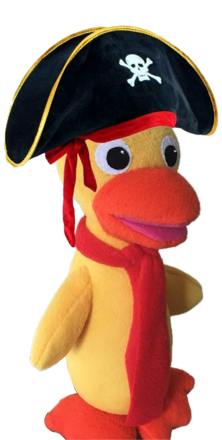 Captain Quackers Pirate Quackers the Duck Fanmade Plush PNG by Collegeman1998 on DeviantArt