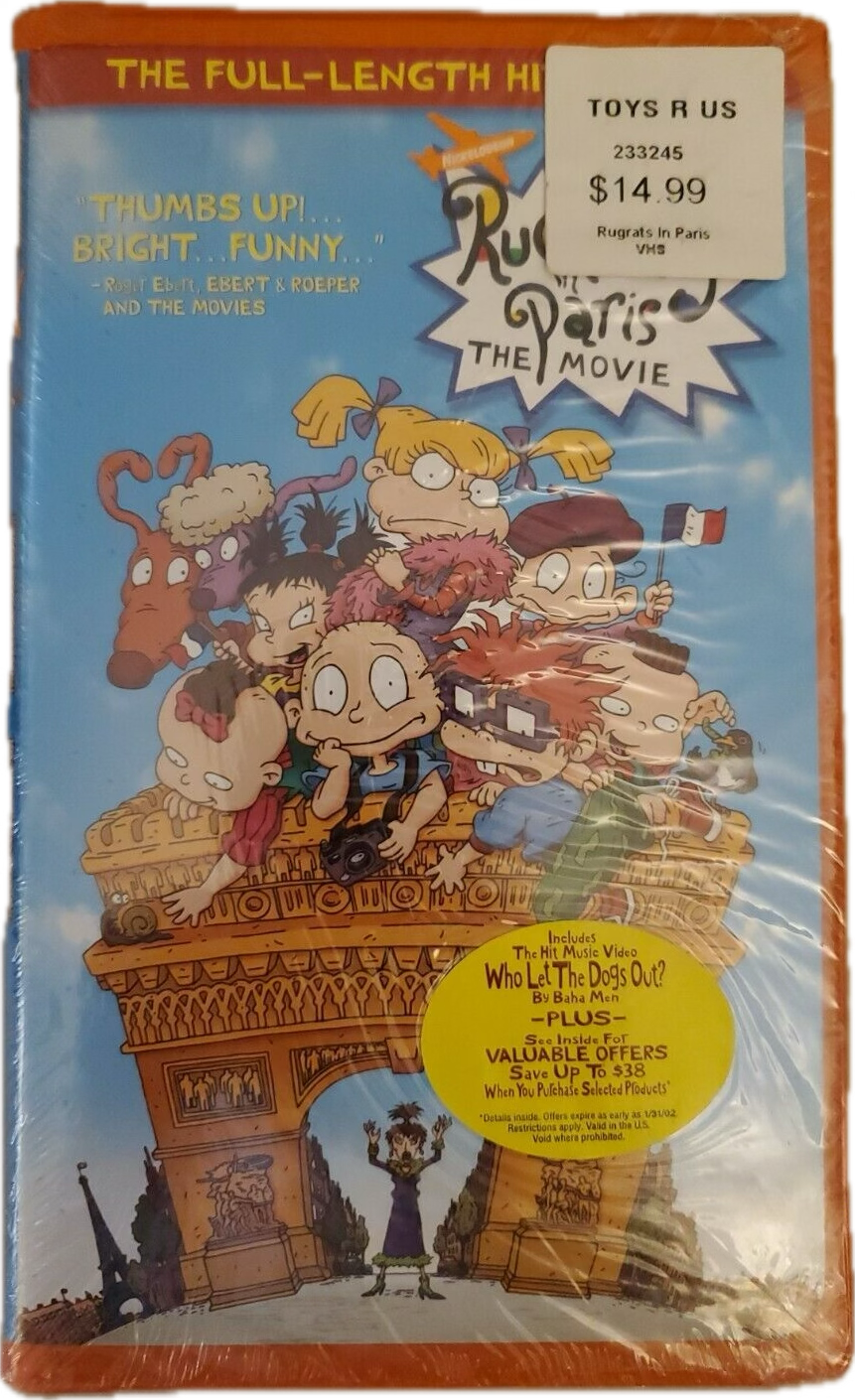 Rugrats in Paris the Movie VHS PNG (Front) by Collegeman1998 on DeviantArt