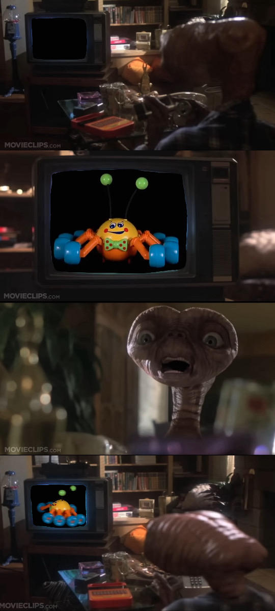 Webster Colcord Spider Man E.T. is Scared of Webster the Spider on TV by Collegeman1998 on DeviantArt