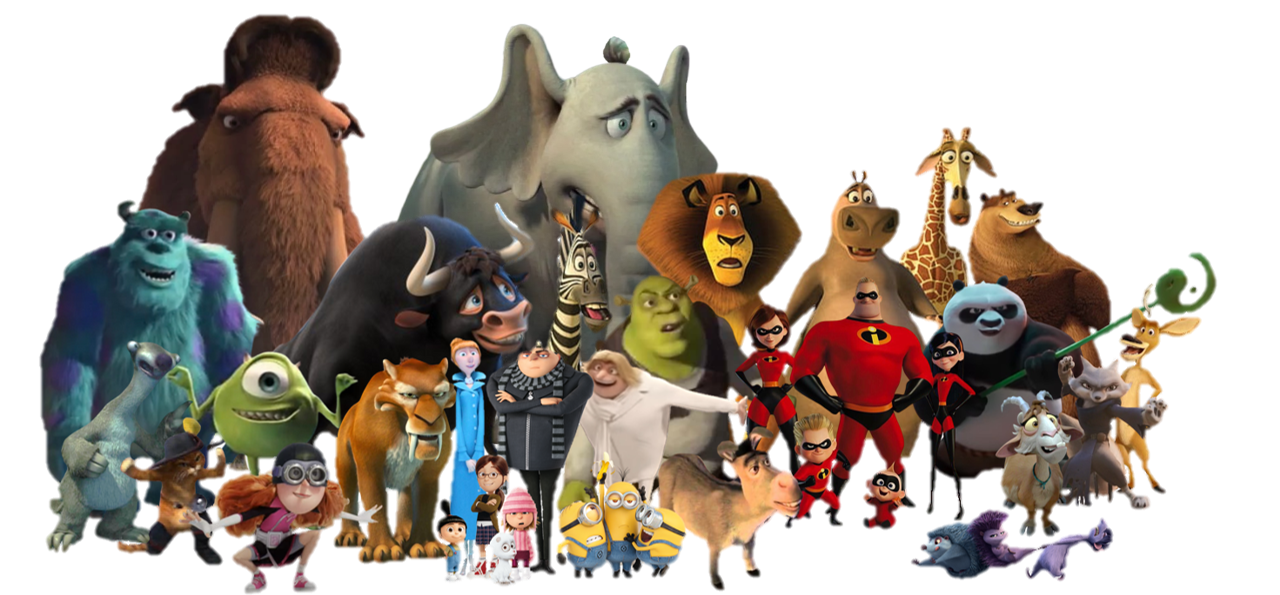 the CGI Movie Characters PNG by Collegeman1998 on DeviantArt