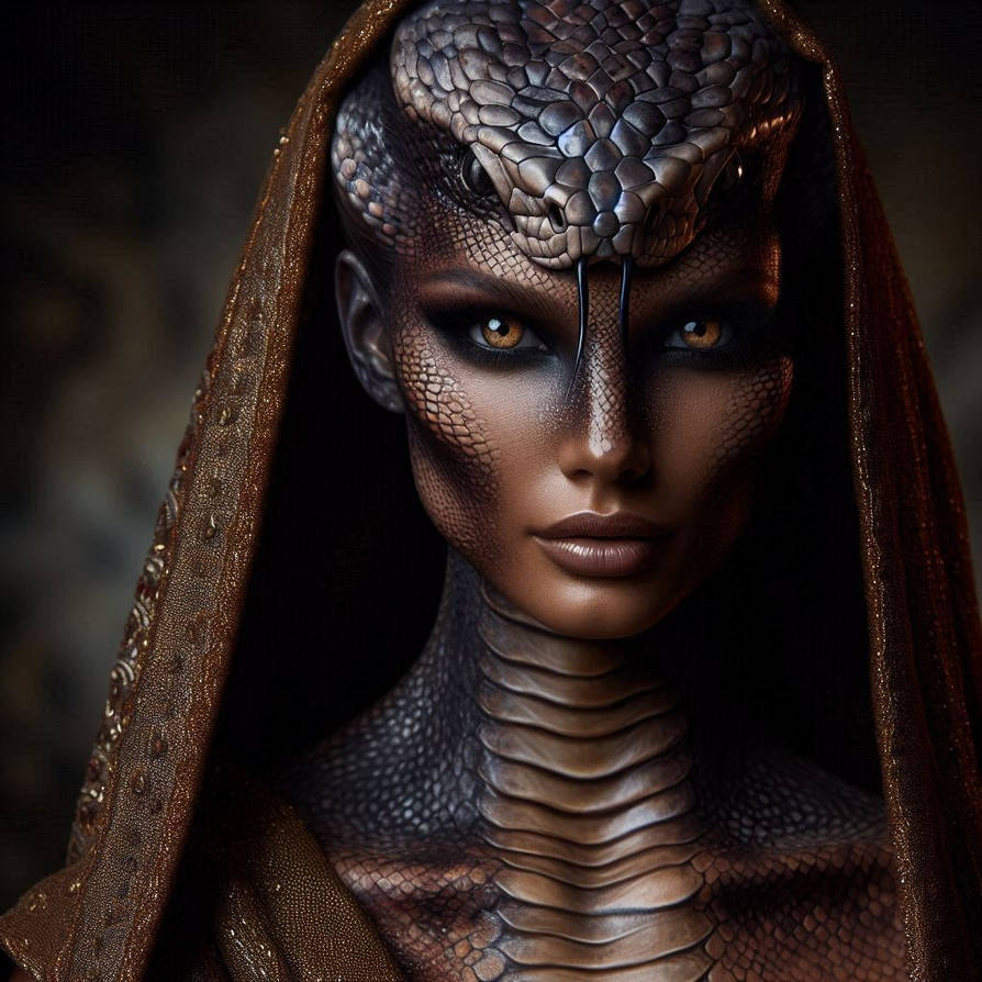 Python Queen Woman The snake queen by Benten81 on DeviantArt
