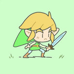 Chibi Toon Link Animated - LoZ by sordsoru