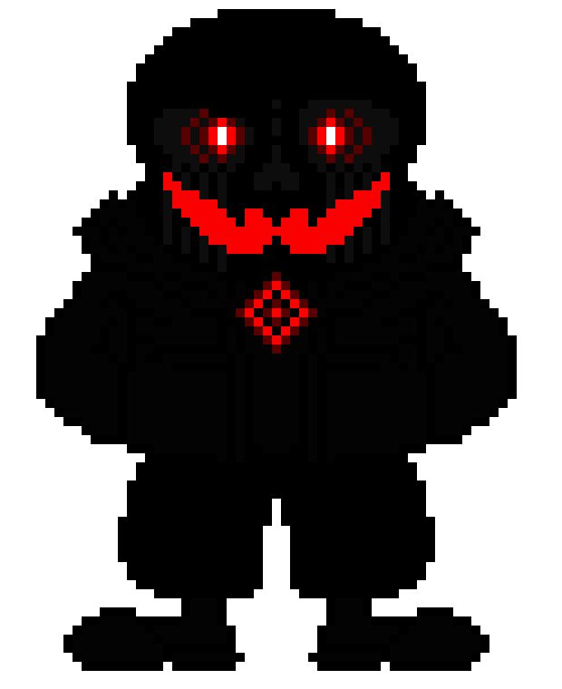 Killerkillerdusthorror sans rate this 1 10 pixel art