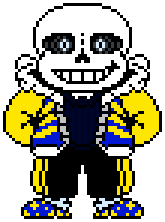 Pixilart - cross sans by purlperdevil143