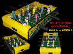 MLP Hoovesball (foosball) game 4 sale by MadPonyScientist