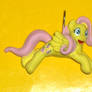 Fluttershy Necklace Pendant Sculpture FIM