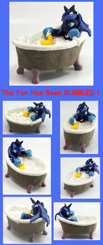 Princess Luna The Fun Has Been Bubbled custom sale